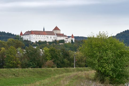 Blick zum Schloss Wörth